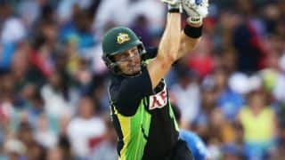 Shane Watson scores maiden T20I century in 3rd T20I against India